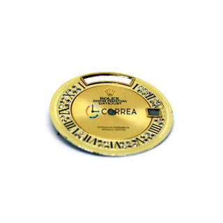 Циферблат для часов Rolex золотистый CRO-001